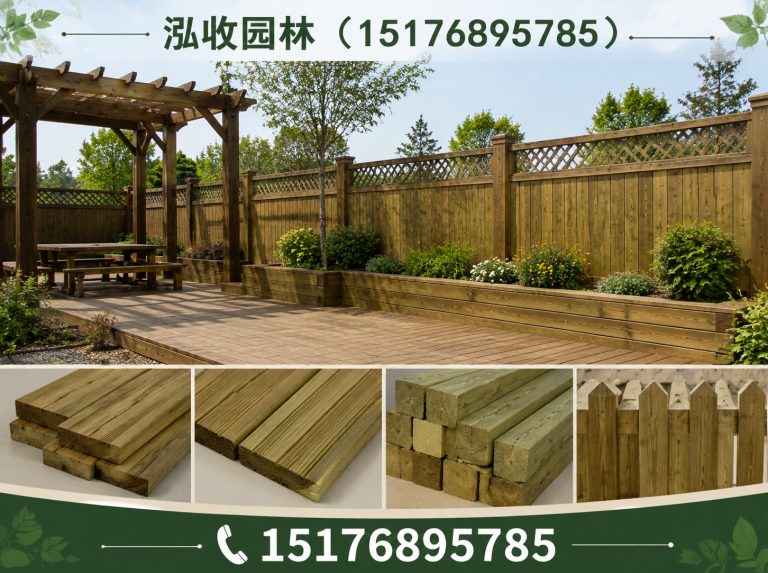 镇江防腐木展示图